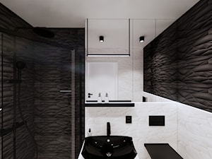 Mała czarna - Łazienka, styl minimalistyczny - zdjęcie od Art-Design Karol Jurczyk