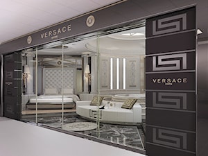Projekt łazienki show-roomu Gianni Versace CD - autor J.Żurek - Łazienka, styl glamour - zdjęcie od Żurek Studio