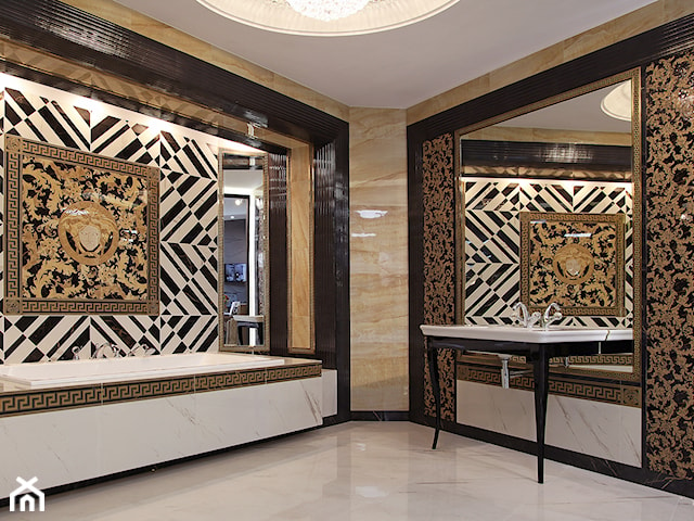 Projekt i realizacja łazienki pokazowej Gianni Versace CD