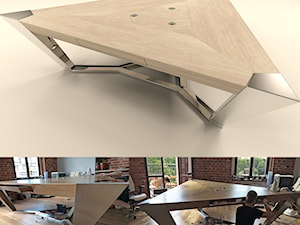 Autorskie biurko "Delta" - Biuro, styl nowoczesny - zdjęcie od Żurek Studio