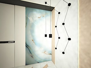 New Concept - Średni biały hol / przedpokój, styl nowoczesny - zdjęcie od Anna KarJan Pracownia architektury wnętrz