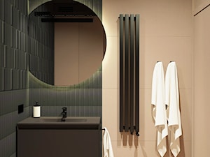 Terracotta shades - Łazienka, styl nowoczesny - zdjęcie od Anna KarJan Pracownia architektury wnętrz