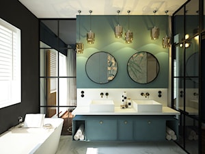 Łazienka 5 m2 - Łazienka, styl nowoczesny - zdjęcie od Anna KarJan Pracownia architektury wnętrz