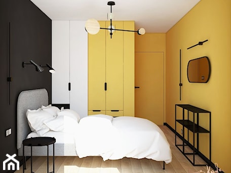 Aranżacje wnętrz - Sypialnia: Orange dreams - Sypialnia, styl minimalistyczny - Anna KarJan Pracownia architektury wnętrz. Przeglądaj, dodawaj i zapisuj najlepsze zdjęcia, pomysły i inspiracje designerskie. W bazie mamy już prawie milion fotografii!