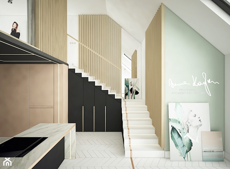 New Concept - Schody, styl nowoczesny - zdjęcie od Anna KarJan Pracownia architektury wnętrz