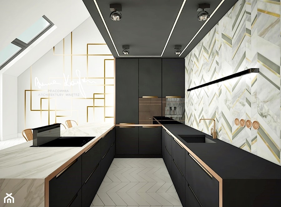 New Concept - Kuchnia, styl nowoczesny - zdjęcie od Anna KarJan Pracownia architektury wnętrz