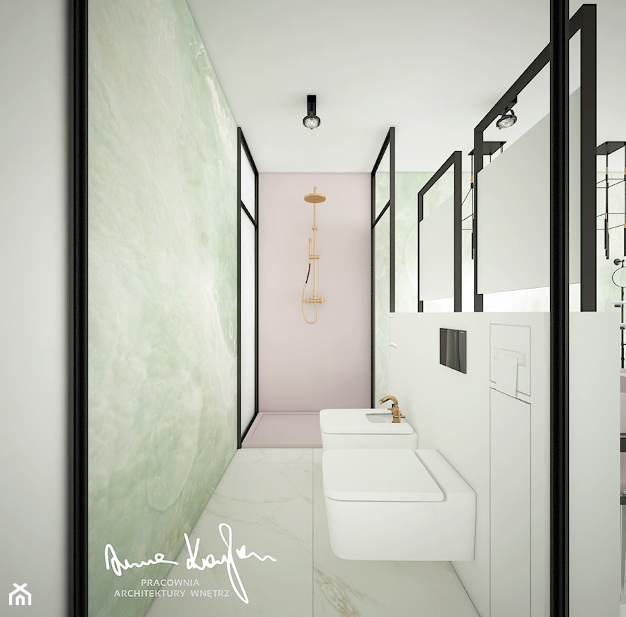 New Concept 2 - Łazienka, styl nowoczesny - zdjęcie od Anna KarJan Pracownia architektury wnętrz