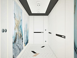 New Concept - Duży biały hol / przedpokój, styl nowoczesny - zdjęcie od Anna KarJan Pracownia architektury wnętrz