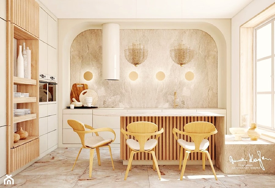 Sand - Kuchnia, styl minimalistyczny - zdjęcie od Anna KarJan Pracownia architektury wnętrz