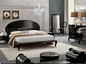 Sypialnia - Duża sypialnia, styl glamour - zdjęcie od italiastyle