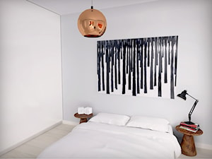 Nowoczesne mieszkanie w Marinie Mokotów - Sypialnia, styl nowoczesny - zdjęcie od Joanna Krupa
