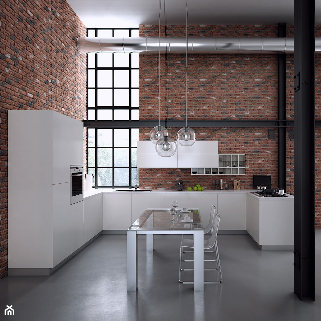 Loft Brick - Kuchnia - zdjęcie od STONE MASTER - Homebook