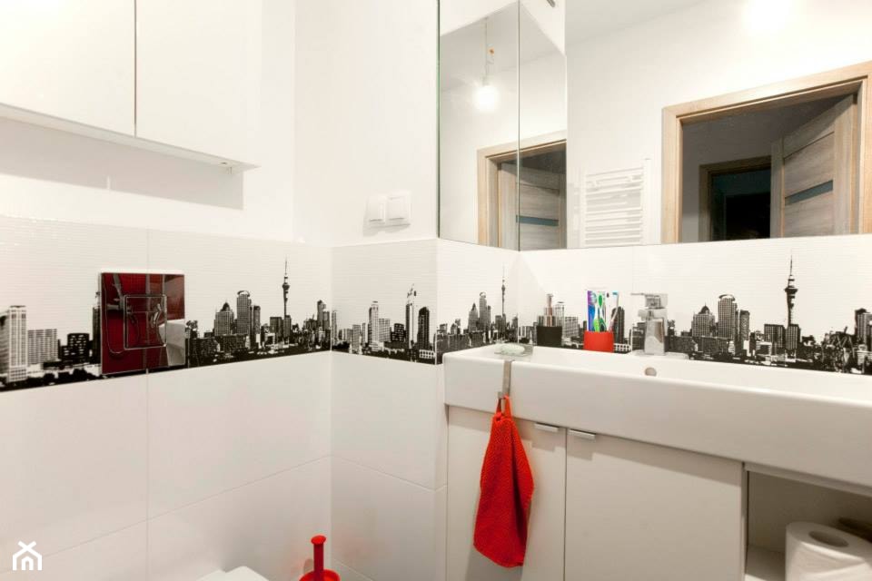 Mieszkanie na warszawskiej Ochocie - Łazienka, styl nowoczesny - zdjęcie od Abu Wnętrza - Homebook