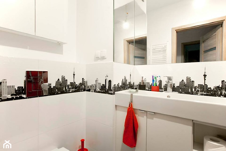 Mieszkanie na warszawskiej Ochocie - Łazienka, styl nowoczesny - zdjęcie od Abu Wnętrza