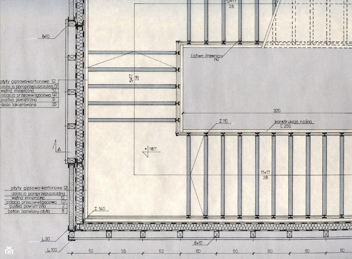 Instytut Włókiennictwa- klatka schodowa rzut- fragment - zdjęcie od Architect Studio Pracownia Projektowa Agnieszka Świątek-Szymczyk - Homebook