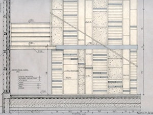 Instytut Włókiennictwa- klatka schodowa przekrój- fragment - zdjęcie od Architect Studio Pracownia Projektowa Agnieszka Świątek-Szymczyk