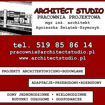 Architect Studio Pracownia Projektowa Agnieszka Świątek-Szymczyk