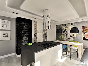 kuchnia z akcentem betonu - Kuchnia, styl nowoczesny - zdjęcie od Anna Przybylska Design