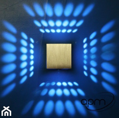 KINKIET LED SQUARE BLUE 3W - zdjęcie od APM Morkom - Homebook