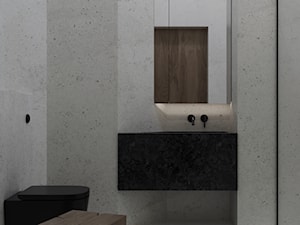 M APARTMENT KABATY - Łazienka, styl minimalistyczny - zdjęcie od Oskar Firek Architects