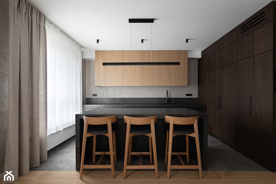 IMB APARTMENT - Kuchnia, styl nowoczesny - zdjęcie od Oskar Firek Architects