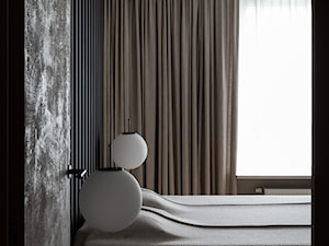 IMB APARTMENT - Sypialnia, styl nowoczesny - zdjęcie od Oskar Firek Architects