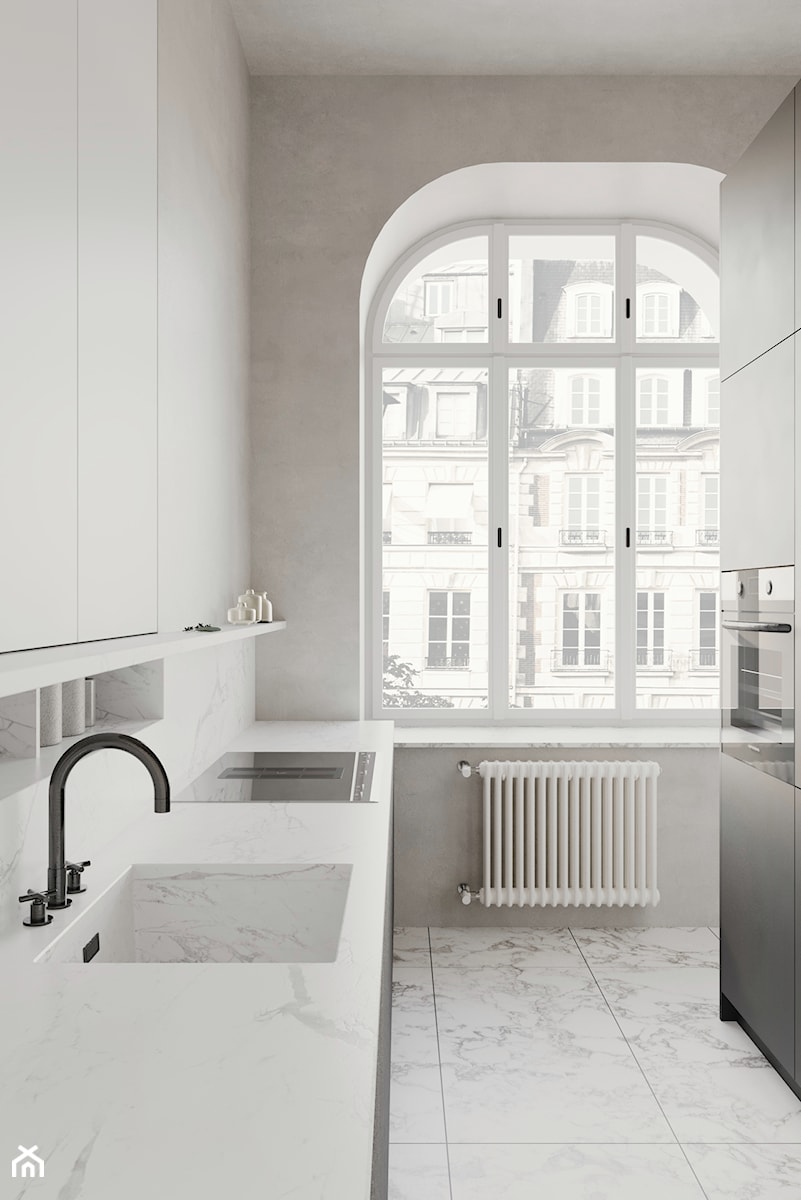 MOKOTOWSKA APARTMENT - Kuchnia, styl minimalistyczny - zdjęcie od Oskar Firek Architects