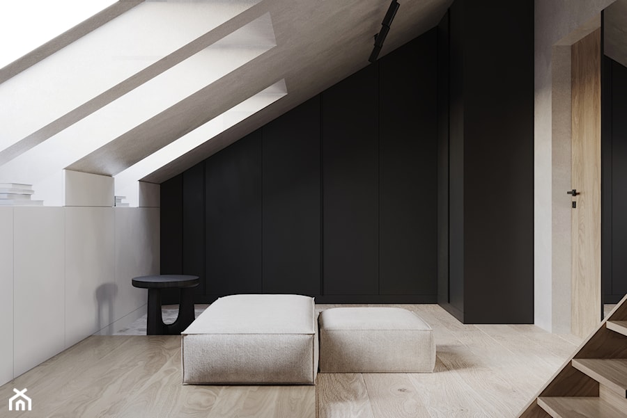 M APARTMENT KABATY - Garderoba, styl minimalistyczny - zdjęcie od Oskar Firek Architects