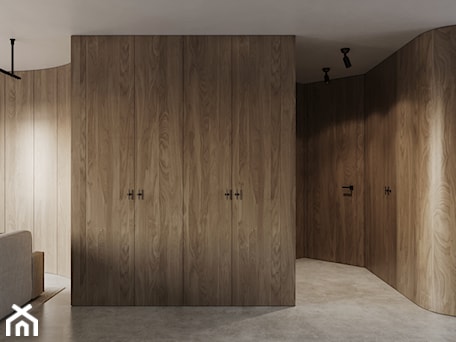 Aranżacje wnętrz - Salon: M APARTMENT KABATY - Salon, styl minimalistyczny - Oskar Firek Architects. Przeglądaj, dodawaj i zapisuj najlepsze zdjęcia, pomysły i inspiracje designerskie. W bazie mamy już prawie milion fotografii!