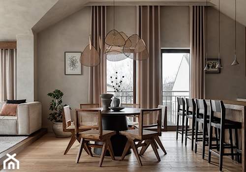 HSK APARTMENT - Jadalnia, styl minimalistyczny - zdjęcie od Oskar Firek Architects