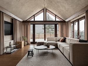 HSK APARTMENT - Salon, styl minimalistyczny - zdjęcie od Oskar Firek Architects