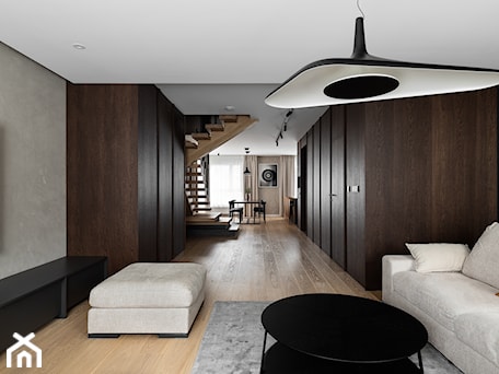 Aranżacje wnętrz - Salon: IMB APARTMENT - Salon, styl nowoczesny - Oskar Firek Architects. Przeglądaj, dodawaj i zapisuj najlepsze zdjęcia, pomysły i inspiracje designerskie. W bazie mamy już prawie milion fotografii!