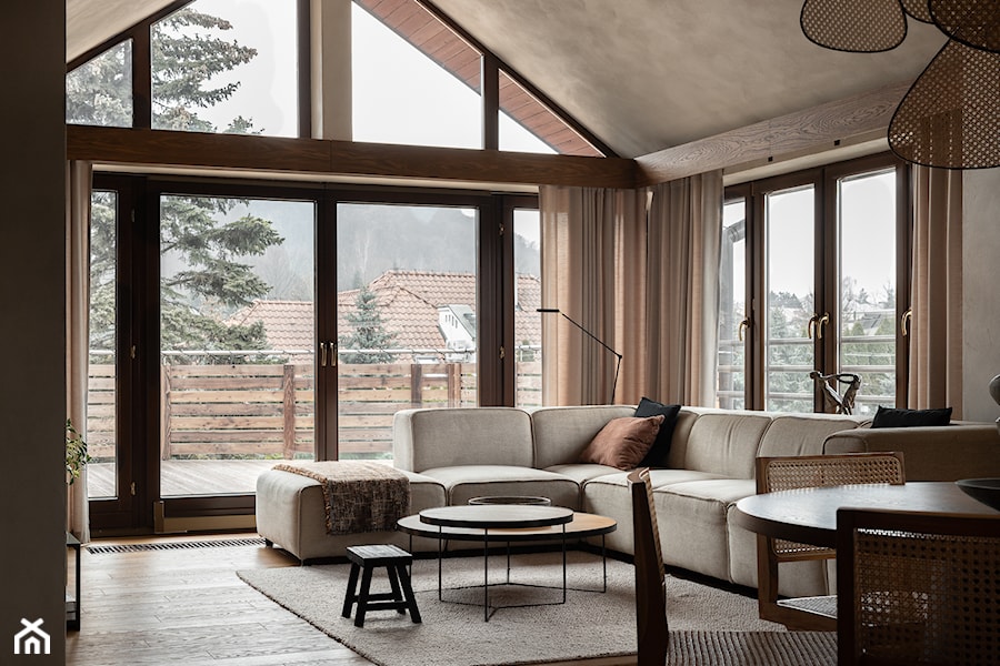 HSK APARTMENT - Salon, styl minimalistyczny - zdjęcie od Oskar Firek Architects
