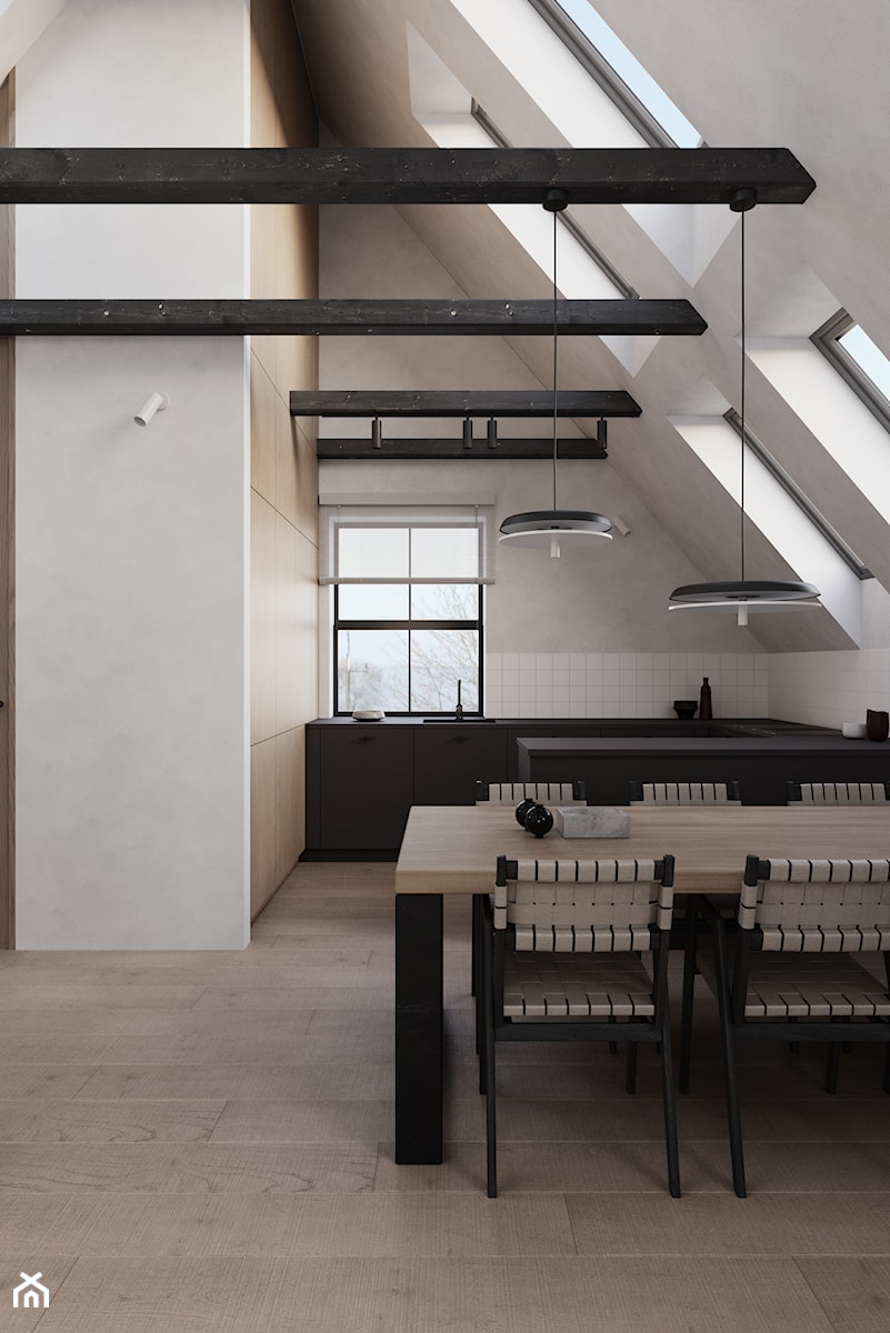S HOUSE OSLO - Jadalnia, styl skandynawski - zdjęcie od Oskar Firek Architects