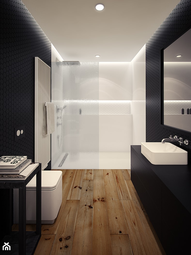 Średnia łazienka, styl minimalistyczny - zdjęcie od OFD architects - Homebook
