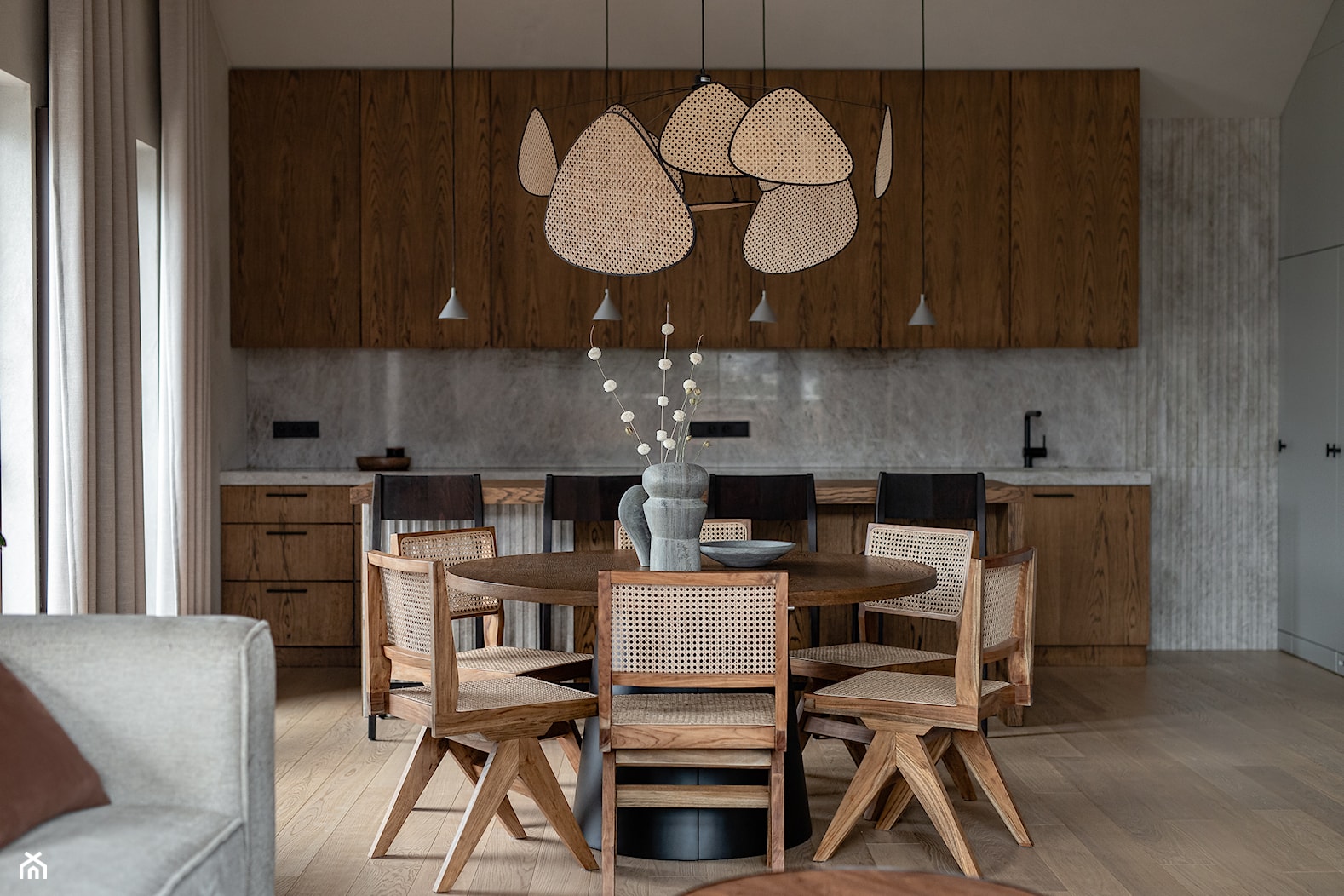 HSK APARTMENT - Jadalnia, styl minimalistyczny - zdjęcie od Oskar Firek Architects - Homebook