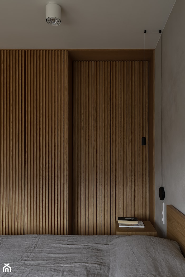 HSK APARTMENT - Sypialnia, styl minimalistyczny - zdjęcie od Oskar Firek Architects - Homebook