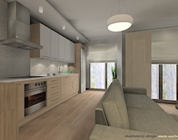 salon z aneksem kuchni - zdjęcie od Machowicz design - Homebook