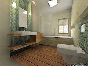 łazienka w nurcie natury - zdjęcie od Machowicz design