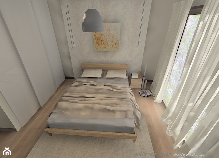 aranżacja sypialni - zdjęcie od Machowicz design