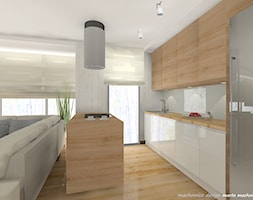 Salon z aneksem kuchni - zdjęcie od Machowicz design - Homebook
