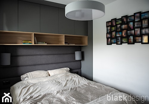 Białystok Mieszkanie 67 m2 - Sypialnia, styl skandynawski - zdjęcie od black design