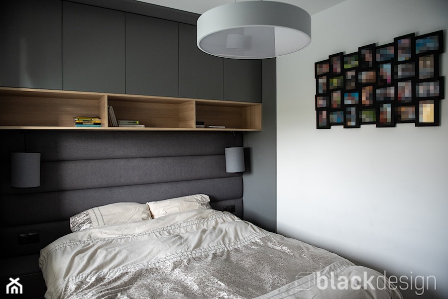 Białystok Mieszkanie 67 m2 - Sypialnia, styl skandynawski - zdjęcie od black design