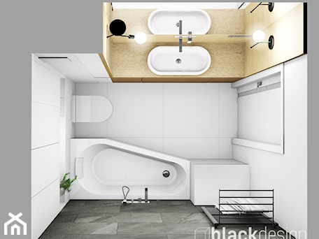 Aranżacje wnętrz - Łazienka: Średnia łazienka z pralką - Średnia bez okna łazienka, styl nowoczesny - black design. Przeglądaj, dodawaj i zapisuj najlepsze zdjęcia, pomysły i inspiracje designerskie. W bazie mamy już prawie milion fotografii!