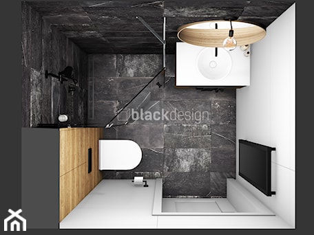 Aranżacje wnętrz - Łazienka: Łazienka / czarny kamień + drewno + biel - black design. Przeglądaj, dodawaj i zapisuj najlepsze zdjęcia, pomysły i inspiracje designerskie. W bazie mamy już prawie milion fotografii!