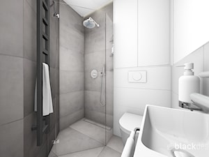 Mała łazienka w bloku - Łazienka, styl nowoczesny - zdjęcie od black design