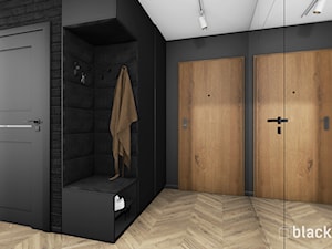 Gdynia Mieszkanie 70 m2 - Hol / przedpokój, styl nowoczesny - zdjęcie od black design