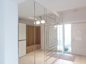 dom w Mikołowie - Hol / przedpokój, styl minimalistyczny - zdjęcie od Studio BDB  architektura wnętrz