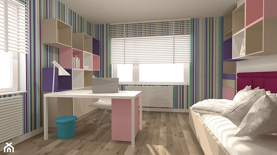 pokój Magdy - Pokój dziecka, styl nowoczesny - zdjęcie od Studio BDB  architektura wnętrz