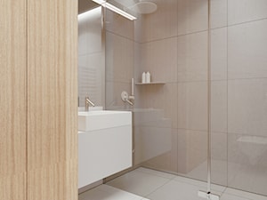 WNĘTRZE PJA - Średnia bez okna łazienka, styl nowoczesny - zdjęcie od 081 architekci
